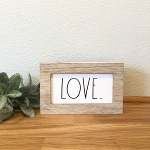 Rae Dunn LOVE decor sign